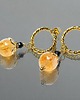 kolczyki z kamieniami Kolczyki Alloys Collection - Cytryn i spinel 3
