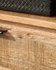szafki Szafka RTV Iron drewno mango 130cm 4