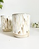 filiżanki Ręcznie lepiona czarka ceramiczna - brzozowa biel 6