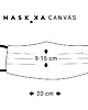 maseczki ochronne Bawełniana, niebieska maska Canvas  MASKKA 1575 5
