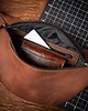 torby i nerki męskie Nerka Skórzana Męska Duża XL Karmelowa Brązowa Elegancka Belveder NX19 2