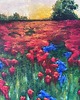 obrazy Obraz "Tam gdzie zachodzi słońce " akryl na płótnie 110x90 cm 2