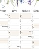 kalendarze i plannery Planer ścienny 2025 święta 42x60cm (A2)+dębowy wieszak 1