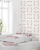 naklejki ścienne do pokoju dziecka Tapeta dziecięca Pink Swimming Design 2
