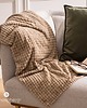 koce i narzuty Pled 125x150 cm SELATU beżowy 2