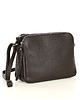 torby na ramię Torebka skórzana crossbody listonoszka - ciemny brąz 1