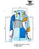 bluza z kapturem damska Bluza rozpinana "Lwy" 5