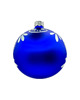 ozdoby choinkowe Bombka niebieska z misiem i świątecznymi ozdobami 1