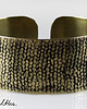 bransoletki wire wrapping Siatka - mosiężna bransoletka 1