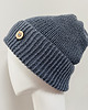 czapki damskie Czapka całoroczna beanie z wywinięciem uniwersalna bawełniana 3