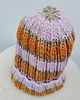 czapki damskie Wełniana czapka WOOLLY PINK & ORANGE 2