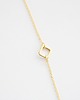 bransoletki złote 16k Gold Plated Tiny Square Bracelet 4