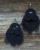 kolczyki soutache Czarne kolczyki sutasz z motywem koronki 4