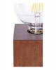 lampy stołowe LAMPKA NOCNA STOŁOWA DREWNIANA OZDOBNA E27 3