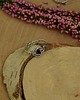 pierścionki - różne Pierścionek regulowany granat wire wrapping 3