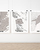 plakaty San Francisco mapa plakat  50x70 cm / A3 / A4 4