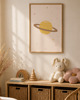 plakaty Planeta Saturn plakat Montessori 1