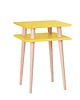 meble - stoły i stoliki - stoliki kawowe Stolik SQUARE High Żółty 1