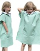 przewijaki i ręczniki dla dzieci Ponczo Kąpielowe Bawełniane z Kapturem Muślinowym MINT od BabyU 3
