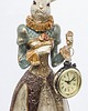 figurki i rzeźby Dekoracja - króliczka z zegarem 44x13x9,5 cm 1