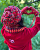 czapki damskie Czapka nieugniatająca włosów MERINO 50% THIS IS IT ,,Czerwienie" 5