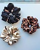 gumki do włosów Panterkowe love - zestaw jedwabnych scrunchie 1