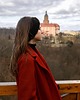 opaski do włosów Czarna elegancka opaska twist z wełny merynosa 3
