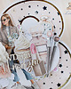 kartki scrapbooking Kartka urodzinowa  na 18 urodziny, kartka cyferka "HappyBirthday" GOTOWA 3