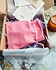 kolczyki soutache Asymetryczne kolczyki pomarańcz i turkus lekkie 3