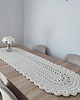 obrusy i serwetki Bieżnik owalny szydełkowy ze sznurka bawełnianego 50cmx150cm 5