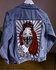 kurtki damskie Custom - Ręcznie malowana kurtka 1