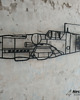 Ozdoby na ścianę Messerschmitt Bf 109 metalowa ozdoba na ścianę 3D 1