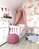 pufy do siedzenia Pufa różowa bawełniana okrągła handmade 5