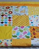 pokój dziecka - różne żółty patchwork dla maluszka 7