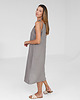 sukienki midi damskie Lniana Sukienka FLORA MIDI true gray 4