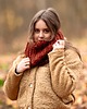 szale damskie PERUVIAN WOOLY ciepły komin z wełny peruwiańskiej 2