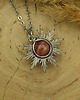 wisiory Wisiorek słoneczko kamień słoneczny wire wrapping słońce 2