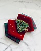 broszki Aksamitna Brosza z Choinką Święta Mikołajki 1