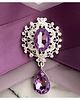 broszki Śliwkowa Brosza z fioletem NEW 3