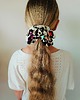 gumki do włosów Scrunchie do włosów, gumka do włosów, frotka z wiskozy Panterkowy pop XXL 1