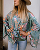 bluzki kimonowe damskie Kimono BLOOM turkus 5