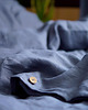 pościel Pościel lniana denim z guzikami (komplet) 1