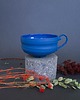kubki i filiżanki Niebieska porcelanowa filiżanka SO BLUE 3
