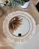 lustra stojące i wiszące Lustro boho ścienne makrama, 45 cm, okrągłe lustro wiszące 4
