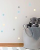 naklejki ścienne do pokoju dziecka Zestaw naklejek Mini Dots sky tone 40x40cm 1