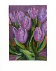 obrazy Fioletowe tulipany, oryginalny obraz olejny 1