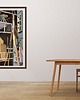 obrazy Scenografia - niebieski 50x70 1