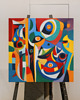 plakaty PLAKAT abstrakcyjny kolorowy Pablo Picasso 2