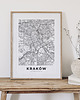 plakaty Plakat Mapa Krakowa 2
