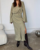 sukienki midi damskie Sukienka Desire olive lyocell 5